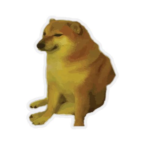 Cheems Doge Meme Decal Sticker Etsy 日本