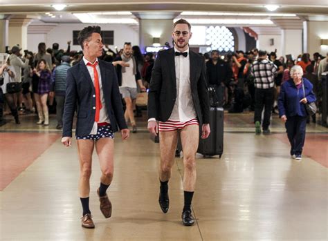Public Transit Riders In 60 Countries Strip To Undies For No Pants Day
