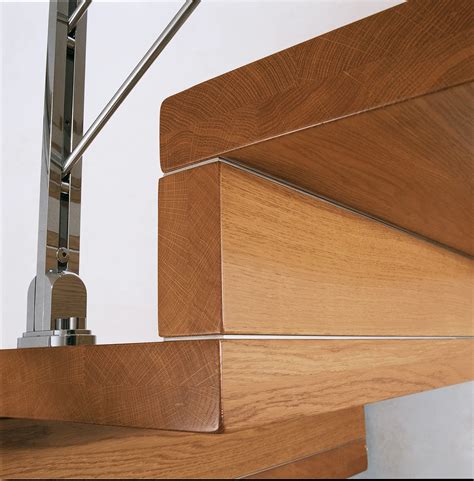 Closed Staircase In Wood By Marretti Wooden Stacked Stairs