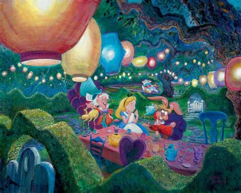 Alice In Wonderland Walt Disney Fine Art Harrison Ellenshaw Signed
