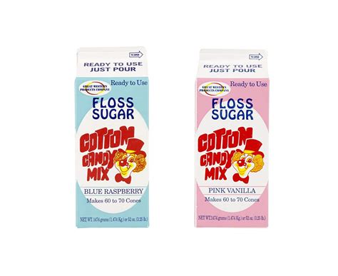 Buy Concession Essentials Cotton Candy Floss Sugar 2pk Blue Raspberry