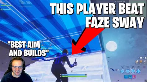 Reacting To The Only Player Who Can Beat Faze Sway Wistles Fortnite