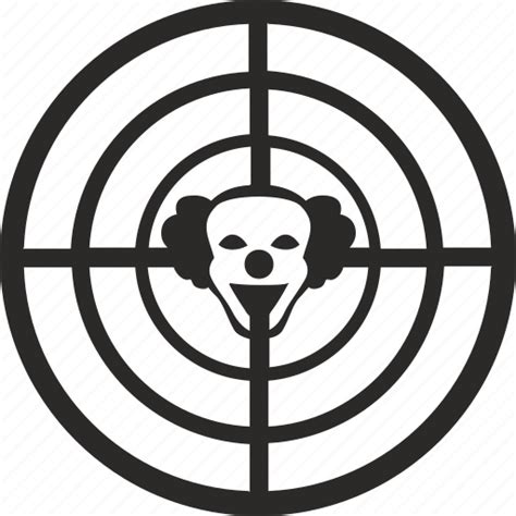 Aim Clown Hero Joker Pointer Shooting Target Icon