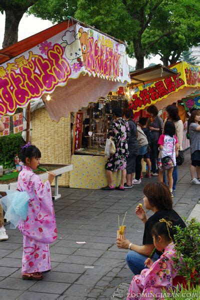On The Himeji Yukata Matsuri In June Yukata Festival Himeji