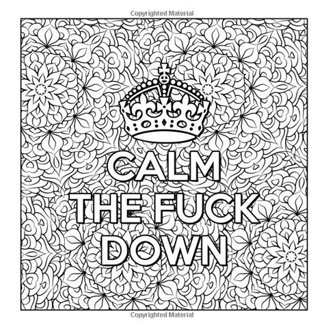 Rude Sayings Adult Coloring Pages