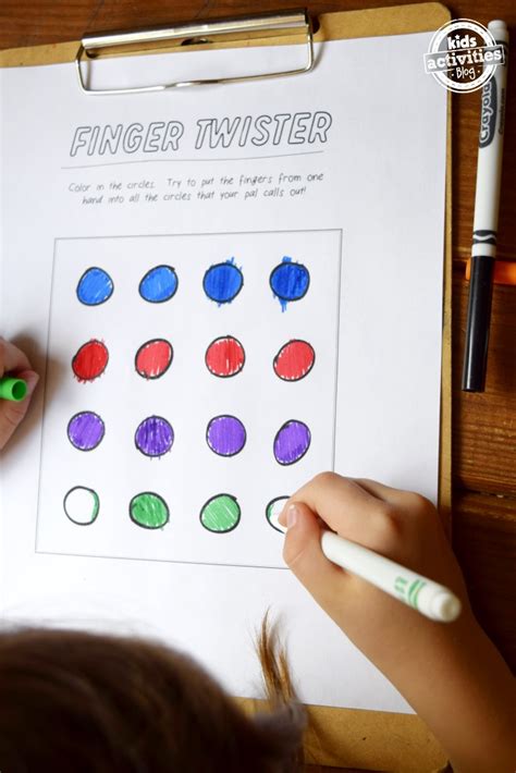 All Twisted Up An Educational Finger Game Kids Activities Blog
