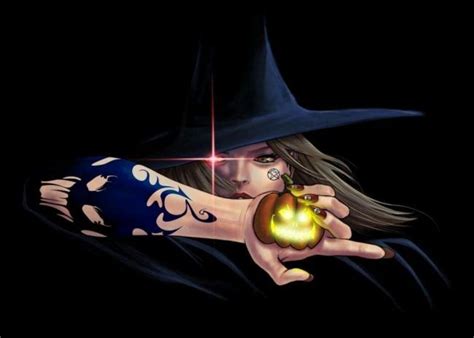 Animatedhalloweenwitchphoto Witch Wallpaper Cartoon Witch