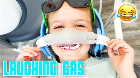 Laughter At The Dentist Office Laughing Gas Makes Seven Year Old Bust