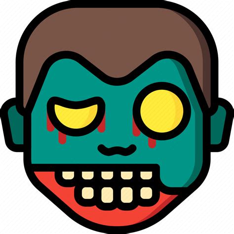 Creepy Emojis Halloween Scary Spooky Zombie Icon Download On