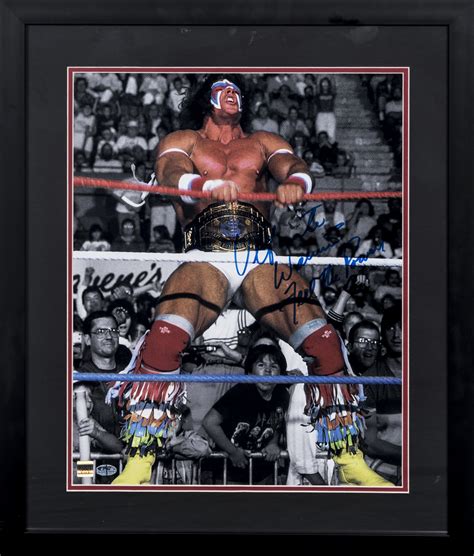 Lot Detail - The Ultimate Warrior Autographed and Inscribed "Feel the