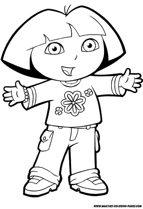 Dora The Explorer Coloring Pages Coloring Pages