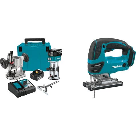 Makita 50 Ah 18 Volt Lxt Lithium Ion Brushless Cordless Compact Router