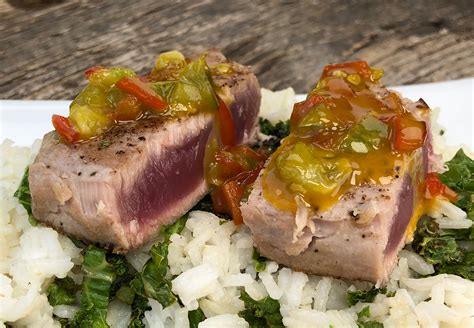 Seared Tuna with Passionfruit and Jalapeño - Idealist Foods