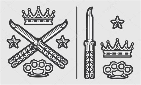 Free Free 110 Butterfly Knife Svg SVG PNG EPS DXF File