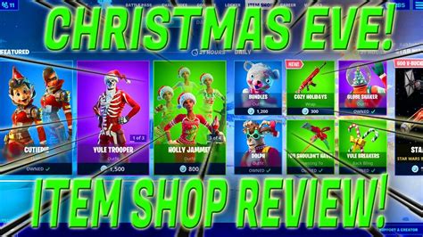 The fortnite daily item shop is reset every day at 00:00 utc (universal time). FORTNITE ITEM SHOP REVIEW! (CHRISTMAS EVE) - YouTube