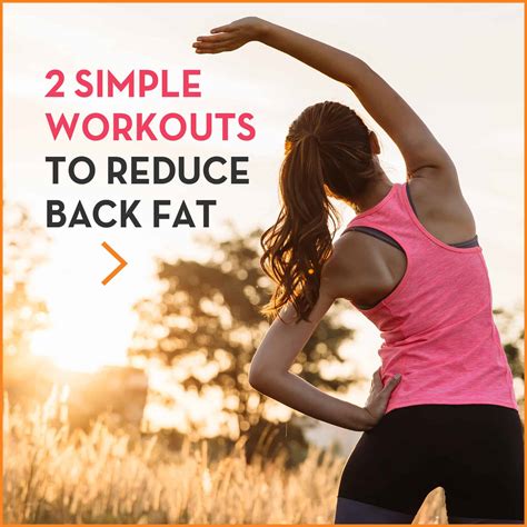Simple Workouts To Reduce Back Fat