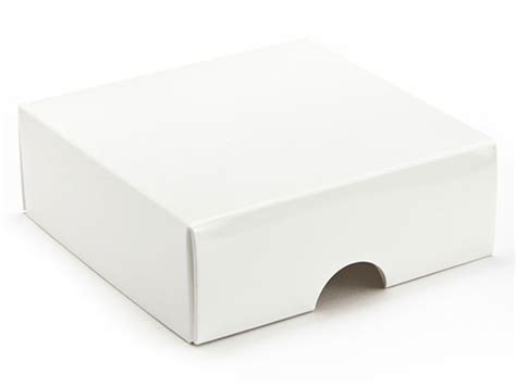 78mm X 82mm X 32mm White T Box Lid Priory Direct