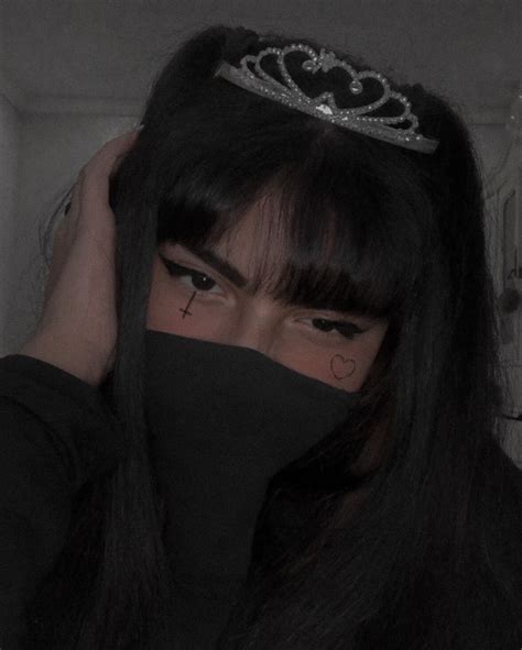 Egirl Goth Girl Aesthetic Gothprincesxs Garotas Tumblr Rosto Meninas Alternativas Selfies