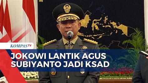 Dilantik Jadi KSAD Jenderal TNI Agus Subiyanto Resmi Gantikan Dudung