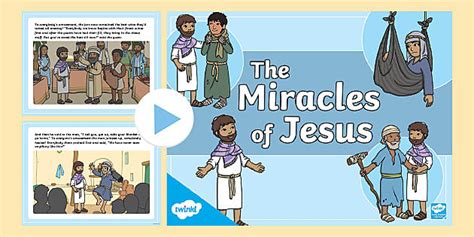 The Miracles Of Jesus Bible Stories For Kids Teacher Made