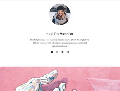 React Personal Website Template Free Printable Templates