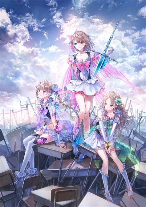 On Blue Reflection Beautiful Characters Digitally Downloaded