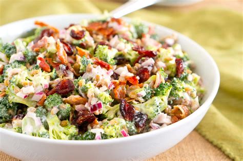 Honey Baked Ham Broccoli Bliss Salad Recipe Dandk Organizer