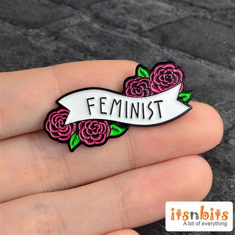Feminist Enamel Pin Badge Female Statement Brooch Pride Pin Etsy Uk