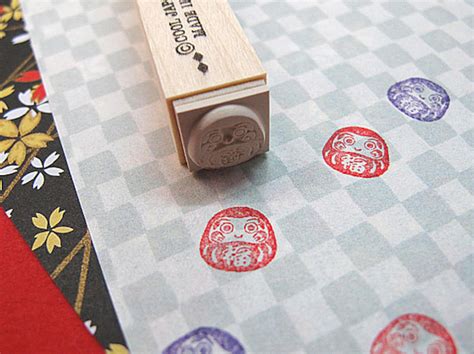 Japanese Rubber Stamp For Filofaxpostcardtiny Stamp For Etsy