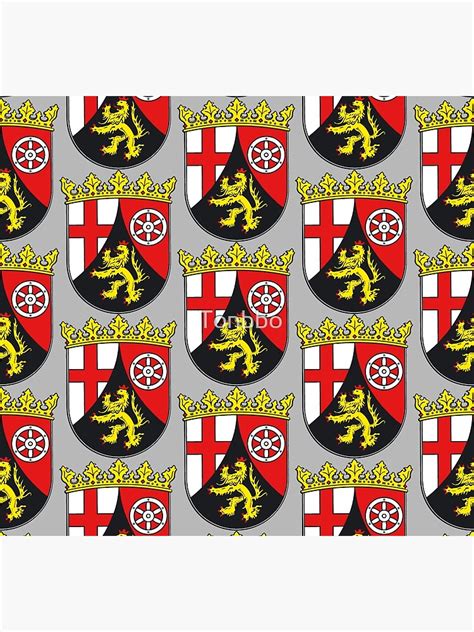 Rheinland Pfalz Wappen Deutschland Socken Von Tonbbo Redbubble