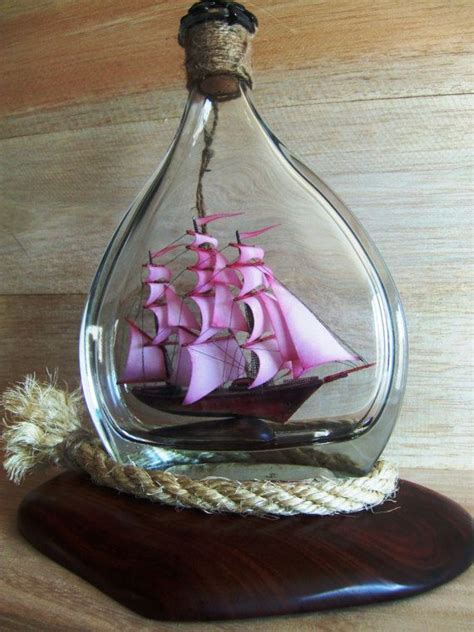 Ship In A Bottle T For Her Hand Made Souvenir Yacht Modelsea