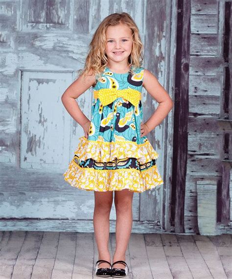 Take A Look At This Teal And Yellow Lilac Sophia Dress Infant Toddler
