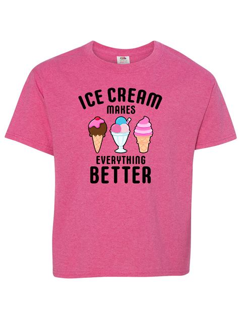 Ice Cream Makes Everything Better Youth T Shirt