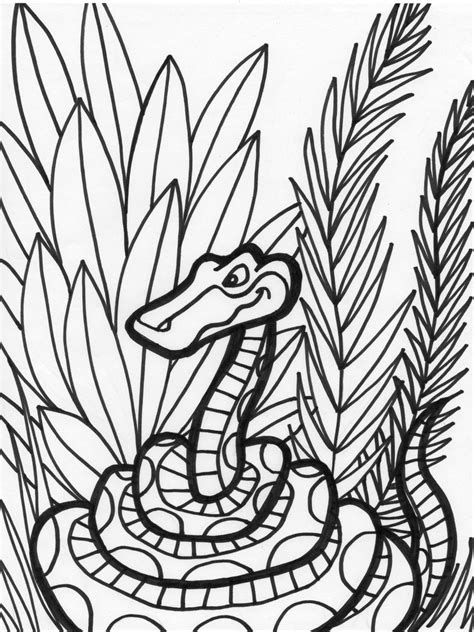 It is suggested for you since not only children but also adults like to color a unique picture of line art. Snake Coloring Pages (11) | Coloring Kids