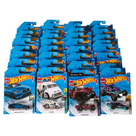 Cars Trucks And Vans 50 Pack Hot Wheels Car Box Toy Die Cast Cars Set