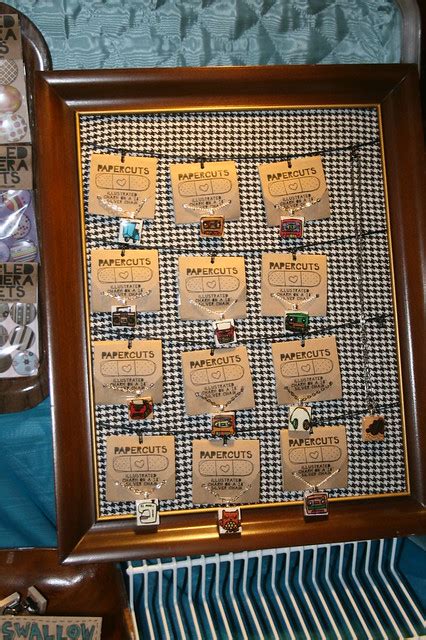 The production, quick gift items are at the front. DIY Craft Show Jewelry Display | Flickr - Photo Sharing!