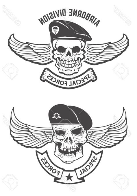 Airborne Wings Vector At Getdrawings Free Download