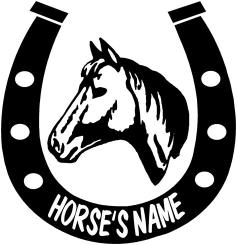Easy Horse Shoe Drawing Clip Art Library