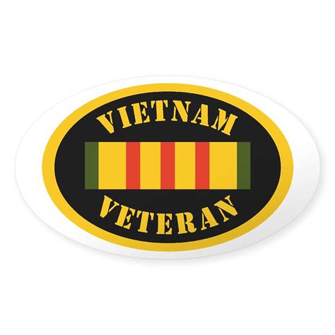 Vietnam Veteran Sticker Oval Vietnam Veteran Sticker Cafepress