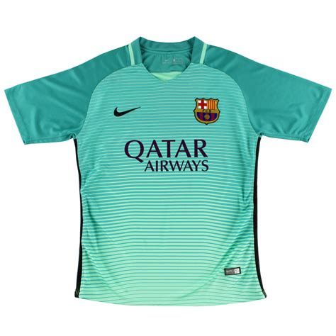 2016 17 Barcelona Third Shirt Messi 10 M 00