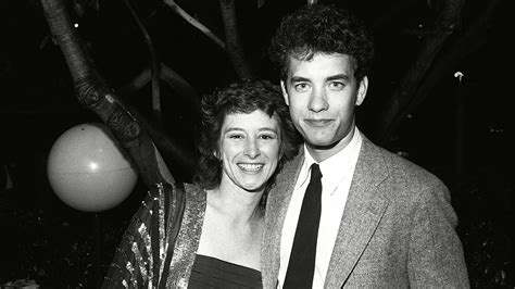 Tom Hanks At The Beginning Of His Career With His First Wife Actress