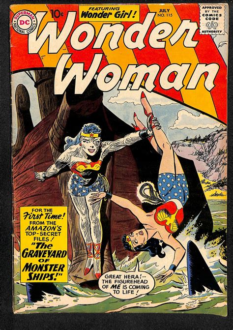 Wonder Woman 115 Vg 45 Wonder Girl Appearance Comic Books