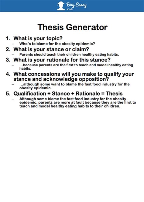 Learn How To Write A Thesis Statement That Adds Informative Value To