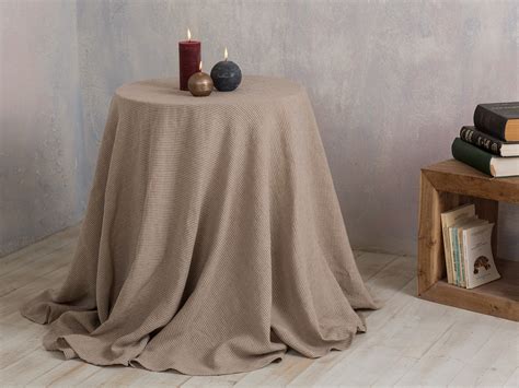 Linen Tablecloth Round Linen Tablecloth Extra Large Round Tablecloth