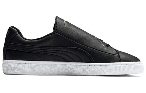 Wmns Puma Basket Crush Emboss Black 369595 02 Kicks Crew