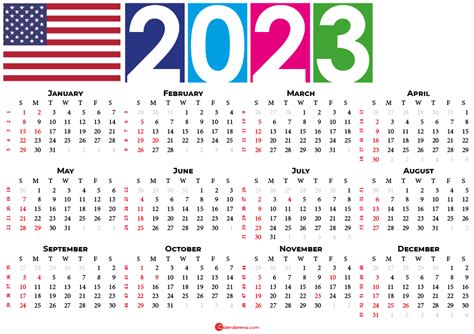 2023 Calendar United States In 2021 Calendar Usa Calendar Holiday