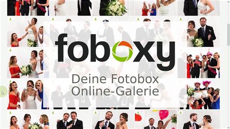 foboxy erklärt Deine Fotobox Galerie online YouTube