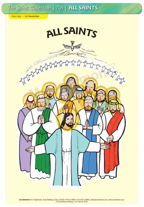 All Saints Solemnity Of All Saints Feastday 1 November Poster A3