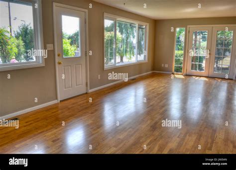 Interior Empty Living Room With No Furniture And No People Residential