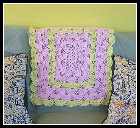 Ravelry Rectangle Virus Blanket Pattern By Jonna Martinez